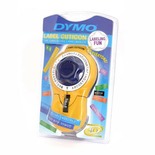 ダイモ・ラベルキューティコン イエロー DM20008＜ゆうパケット対応