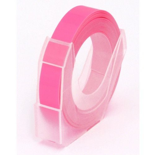 ご確認用♡♡ ダイモ対応ラベル・蛍光色テープ 9mm x 3m ピンク | ジットストア